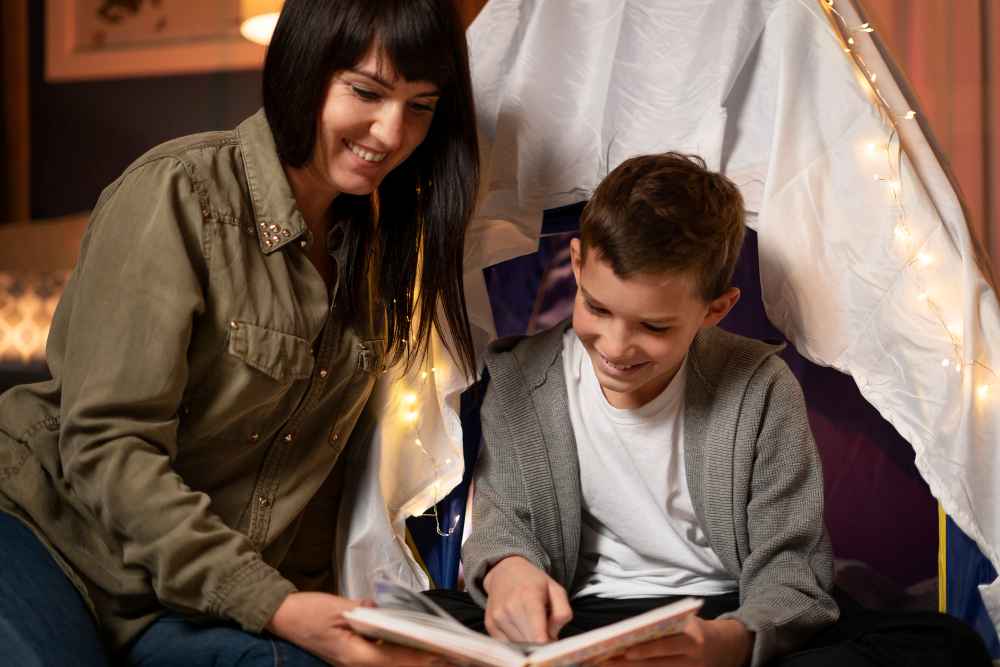 Storytelling: indoor activities for kids on rainy days